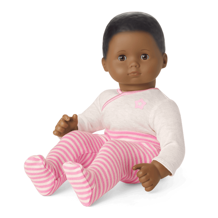 Bitty Baby® Doll #1 with black hair in Pretty Pink F9