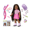 Long Hair Looks™ by Truly Me™ 18-inch Doll #135 & hair accessories C1
