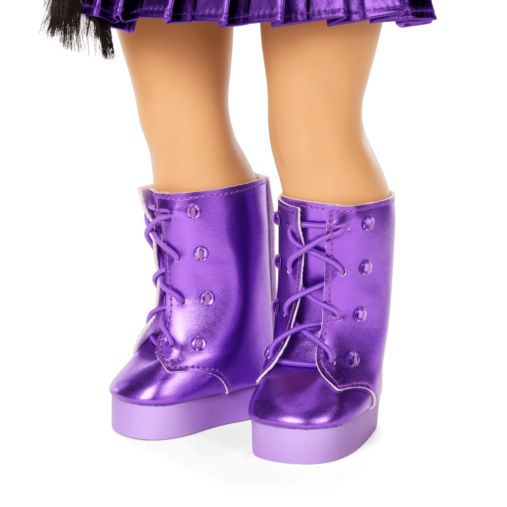 February Amethyst Bliss Outfit for 18-inch Dolls F4