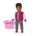 Truly Me™ 18-inch Doll #113 with curly dark-brown hair A0