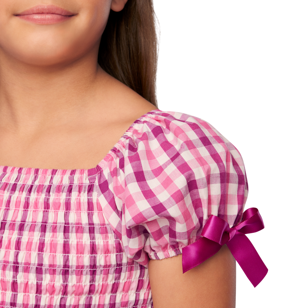 Raquel's™ Gingham Ruffle Outfit for Girls (Girl of the Year™ 2026) E2