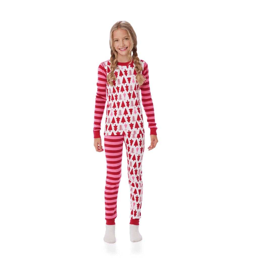 American Girl® x Hanna Andersson Holiday Treetops Pajamas for Little Girls & Girls F4