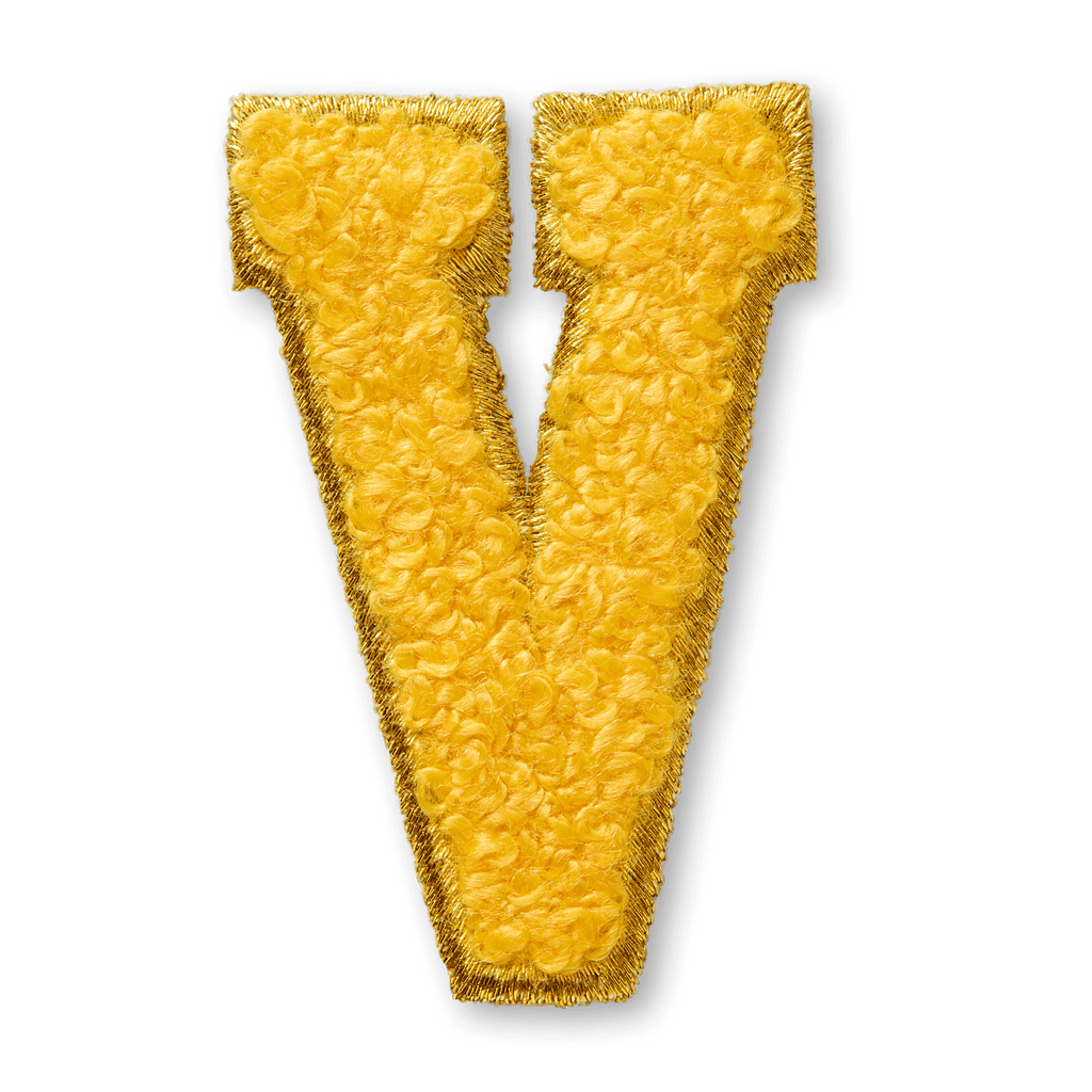 AG™ Letter V Stick-On Patch B4