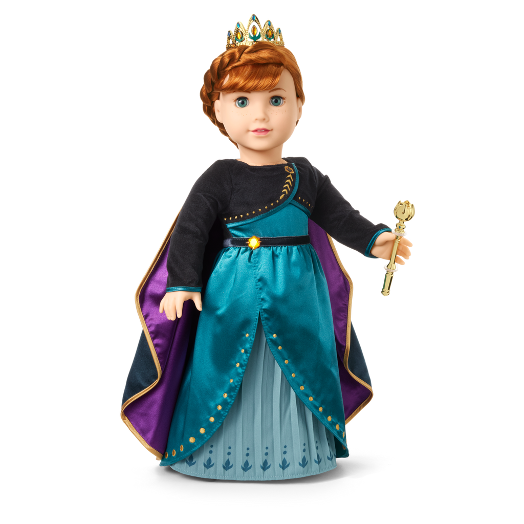 Disney Frozen Queen Anna Outfit & Accessories for 18-inch Dolls by American Girl® D5