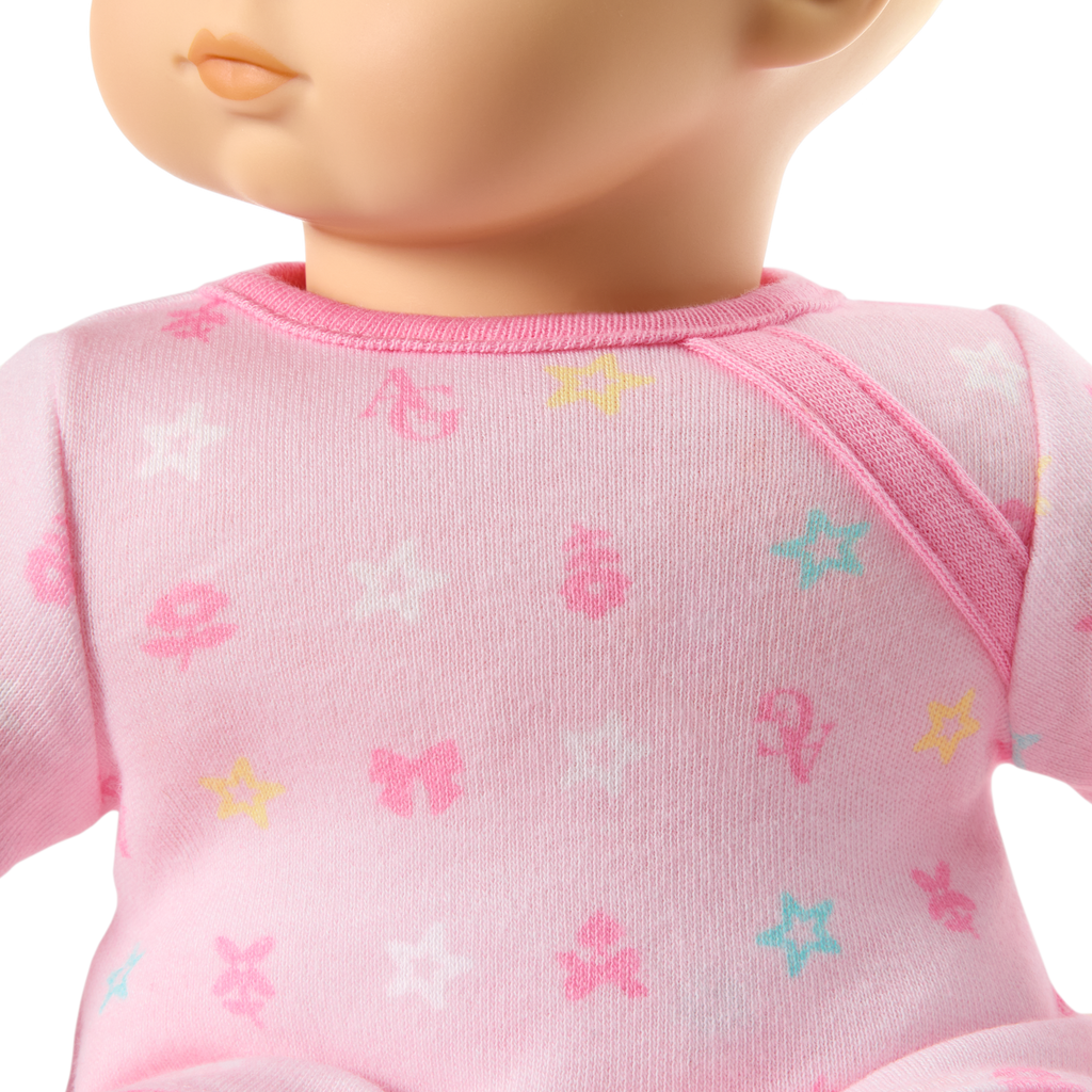 Bitty Baby® Doll #3 with blonde hair in Pastel Pink A3