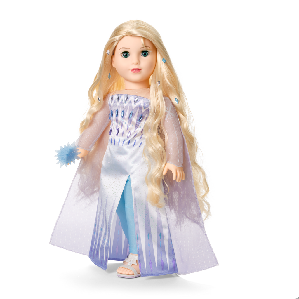 Disney Frozen Snow Queen Elsa Outfit & Accessories for 18-inch Dolls by American Girl® C2