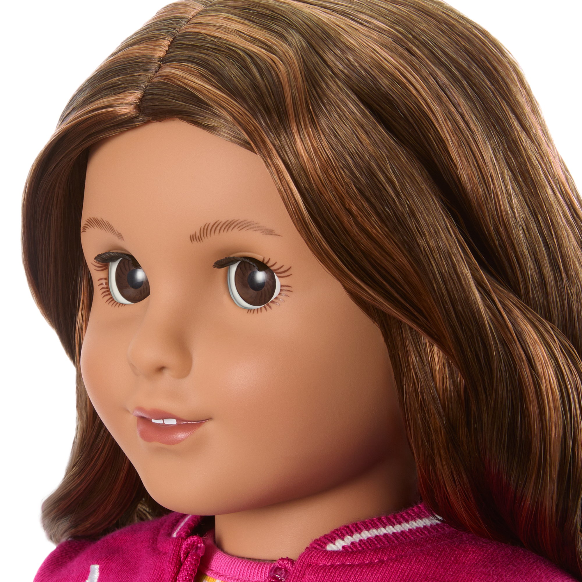 Truly Me™ 18-inch Doll #117 with wavy dark-brown hair D9