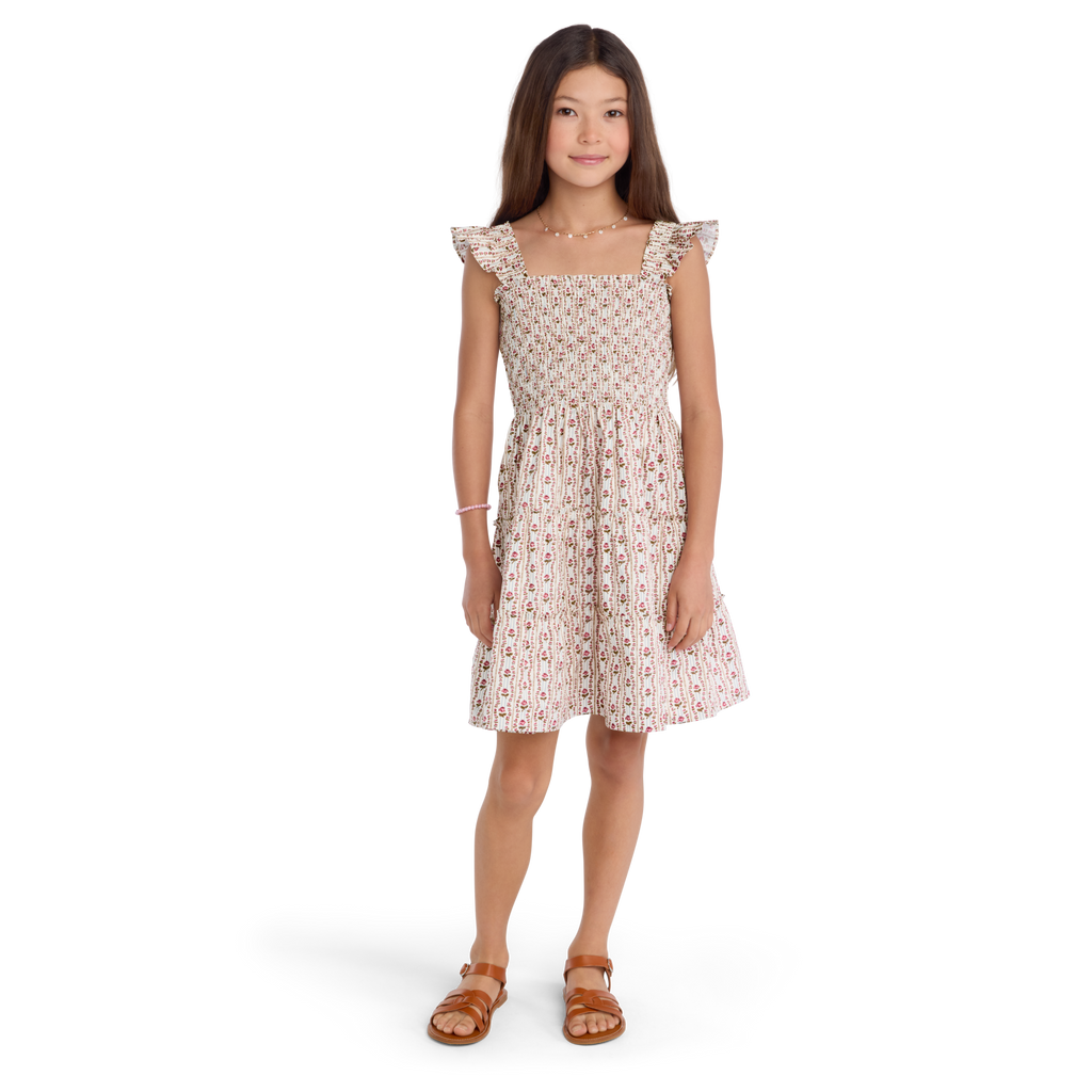 American Girl® x Hill House Home Tiny Ellie Nap Dress for Girls (Felicity™ Print) A6