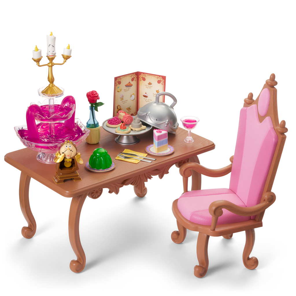 Disney Princess Belle Enchanted Castle Dining Set & Friends for 18-inch Dolls by American Girl® C5