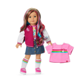 Truly Me™ 18-inch Doll #101 with wavy caramel hair C1