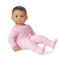 Bitty Baby® Doll #5 with dark-brown hair in Pastel Pink C8