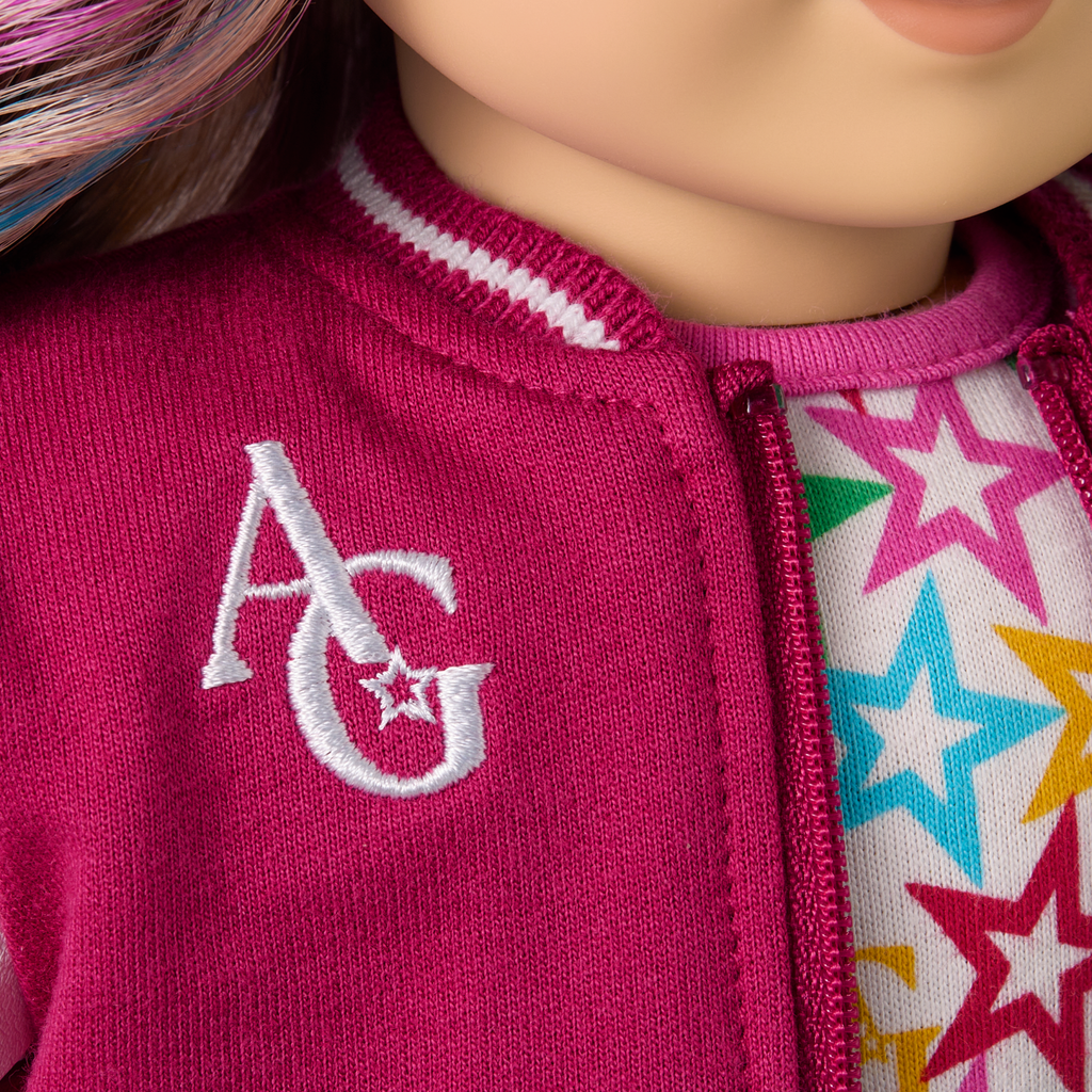 Truly Me™ 18-inch Doll #110 with wavy blonde hair A5