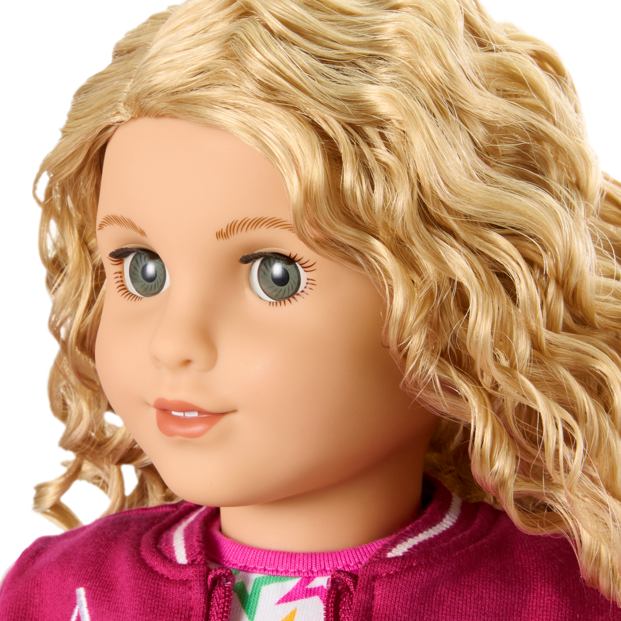 Truly Me™ 18-inch Doll #115 with curly blonde hair A3