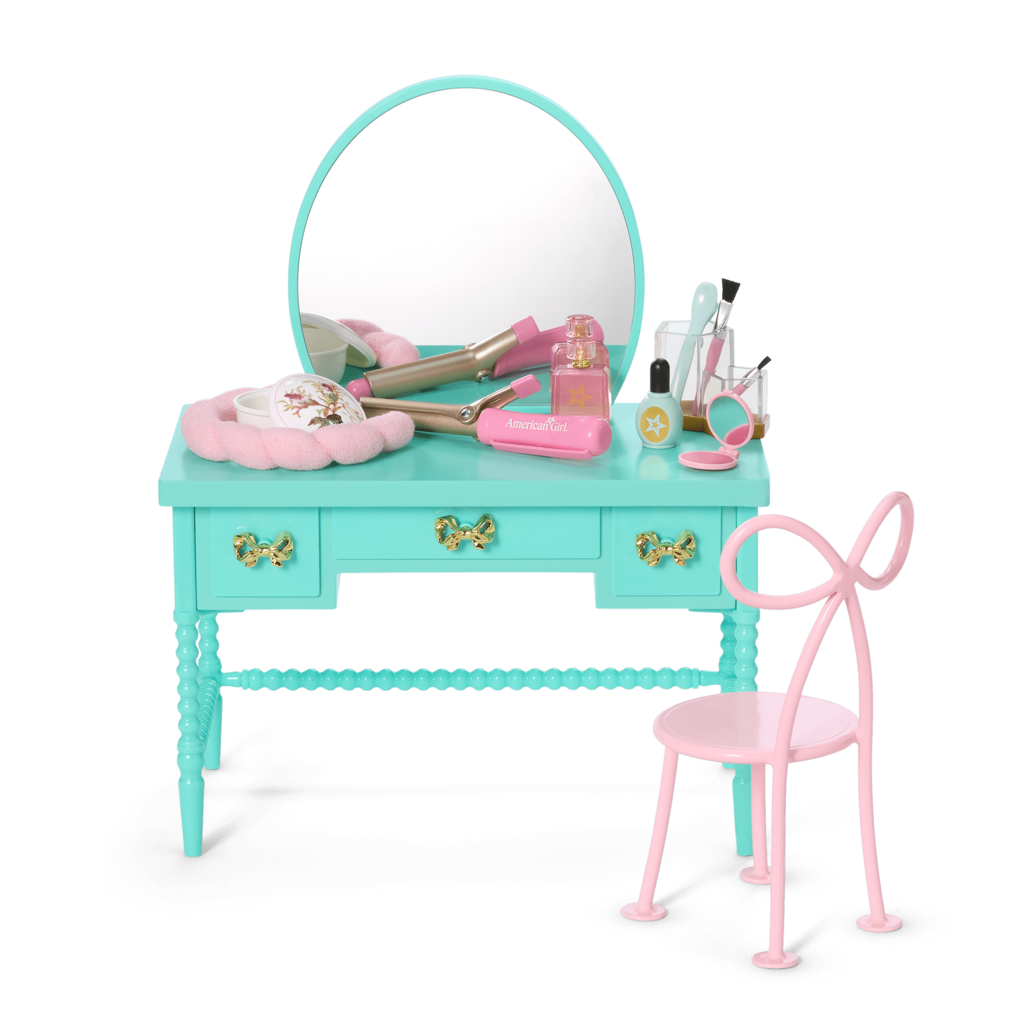 Raquel’s™ Vintage Vanity for 18-inch Dolls (Girl of the Year™ 2026) A4