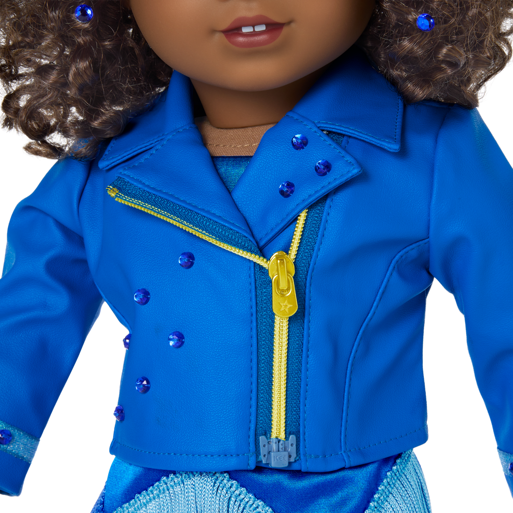 September Sapphire Sparkle Outfit for 18-inch Dolls C2