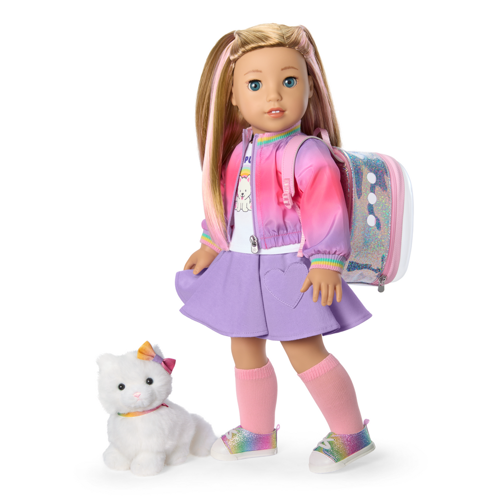 Summer’s™ Waggy Pup Tails™ Outfit for 18-inch Dolls (Girl of the Year™ 2025) F4