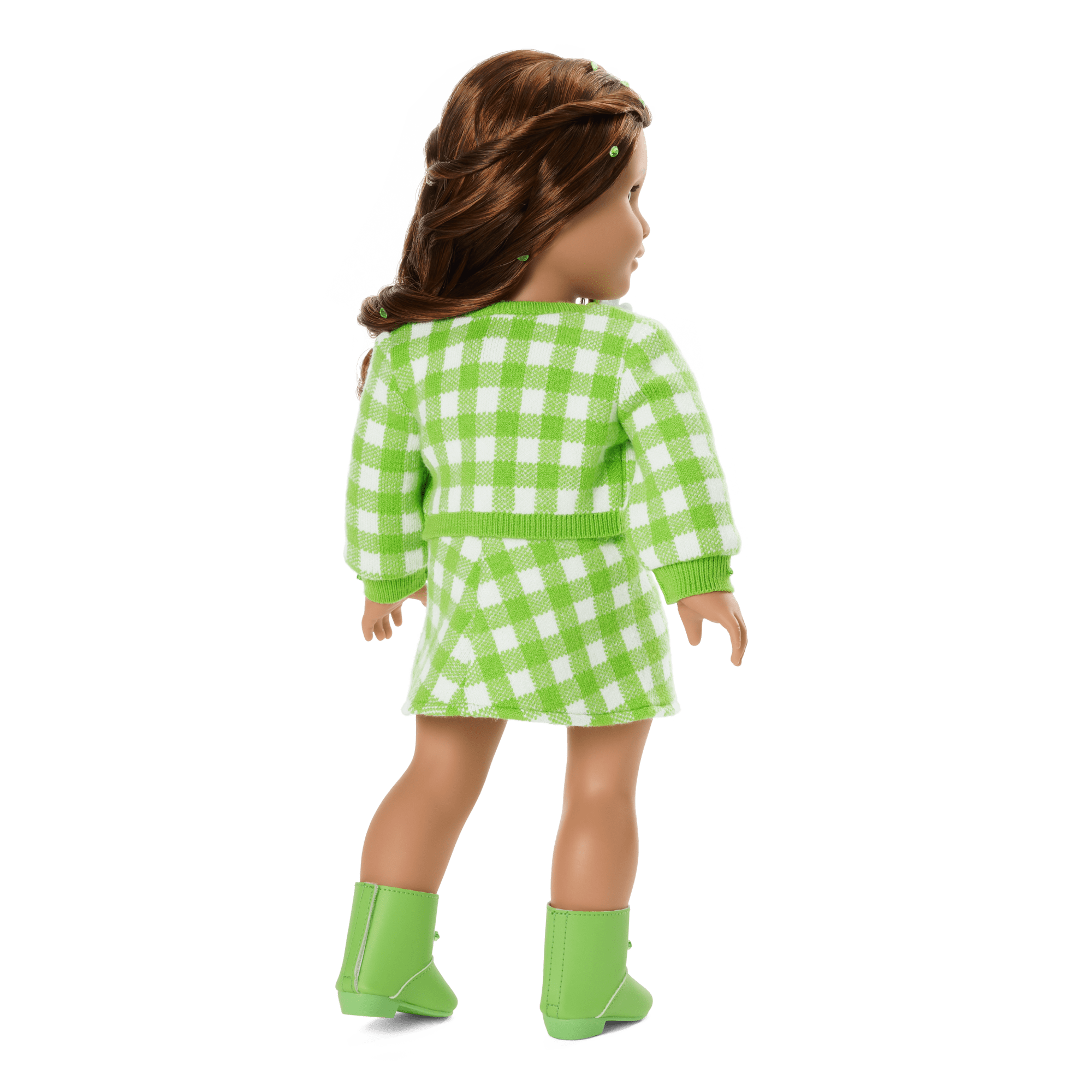 August Peridot Glow Outfit for 18-inch Dolls F6