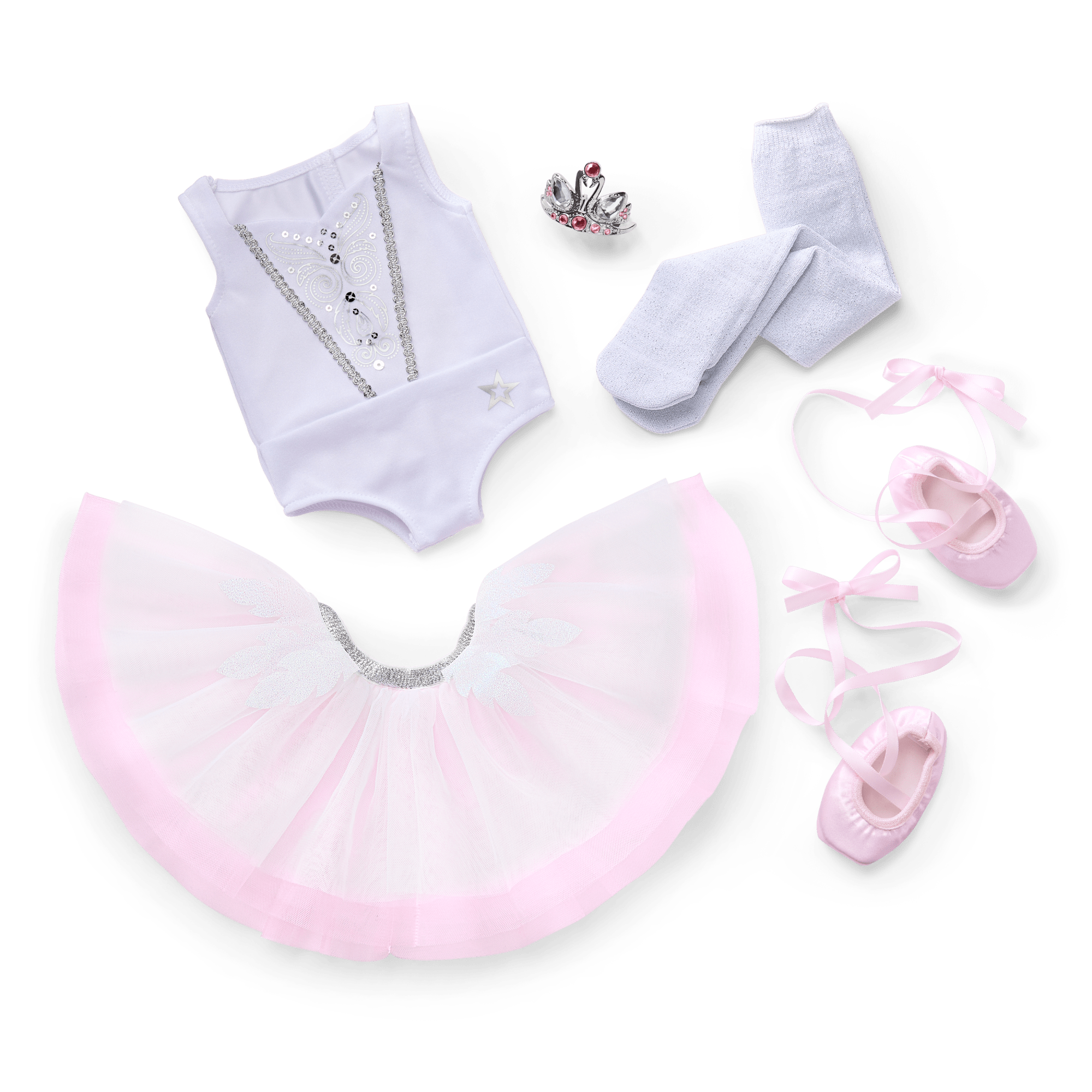 My First Ballet Recital Costume for 18-inch Dolls A9