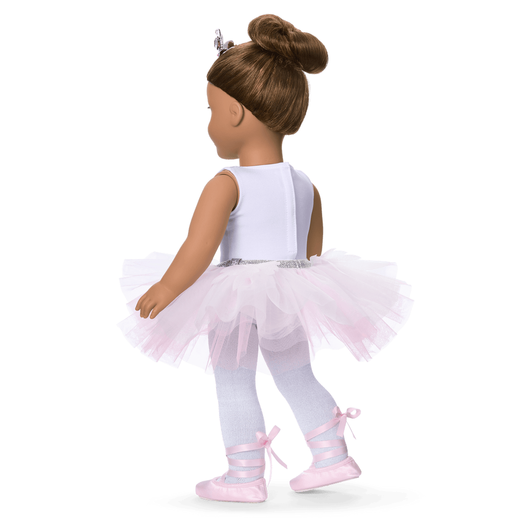 My First Ballet Recital Costume for 18-inch Dolls F1