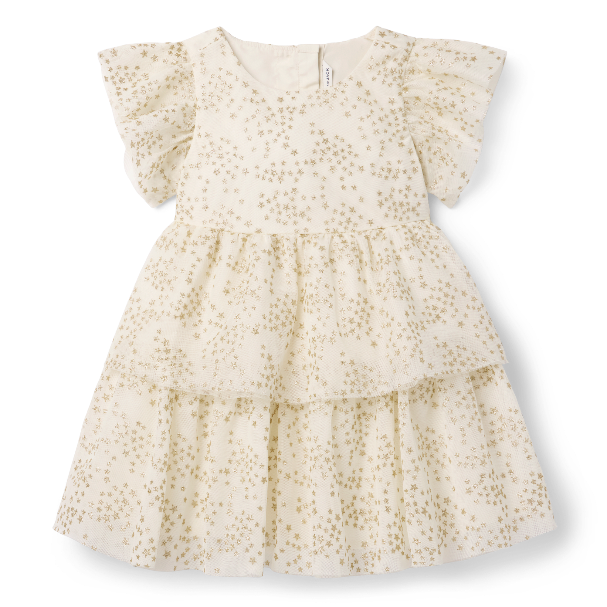 American Girl® x Janie and Jack Sparkly Cream Celebration Dress for Little Girls & Girls A3