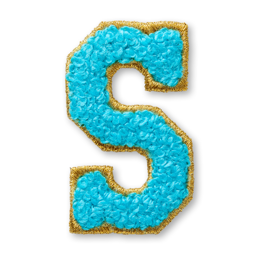 AG™ Letter S Stick-On Patch E8