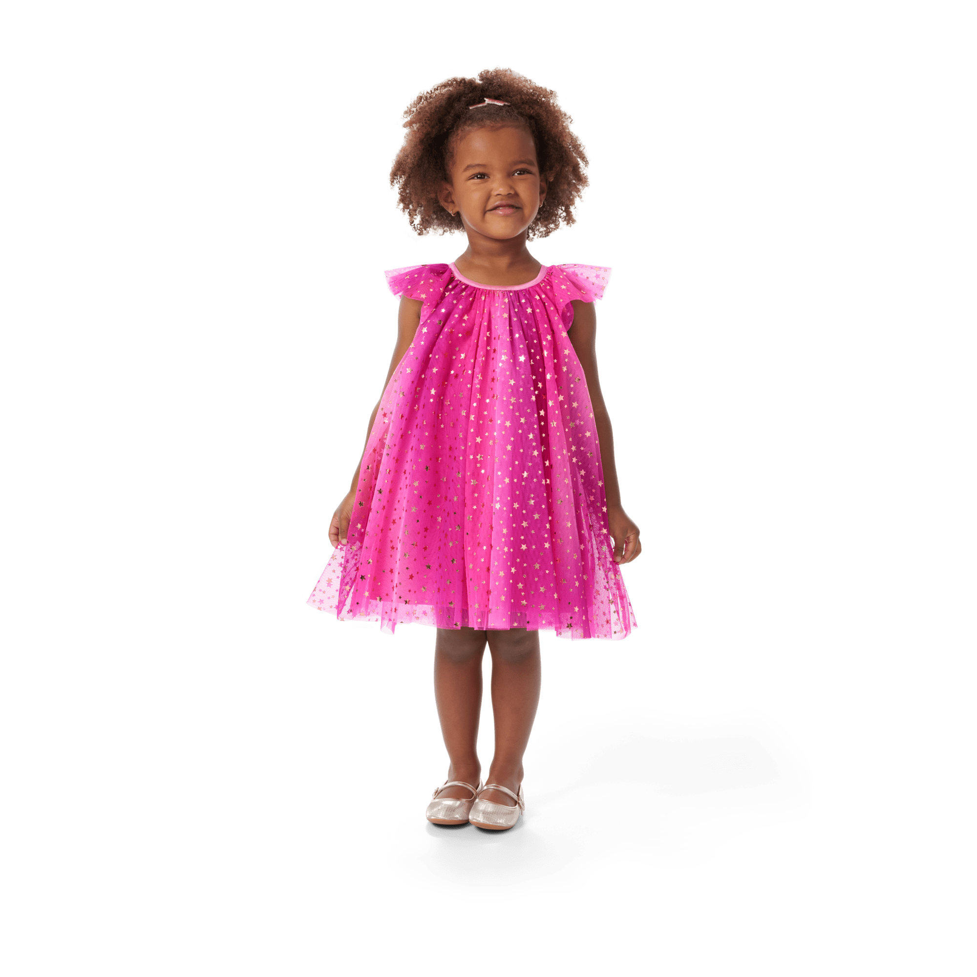 Pink Party-Ready Dress for Little Girls (Bitty Baby®) D0