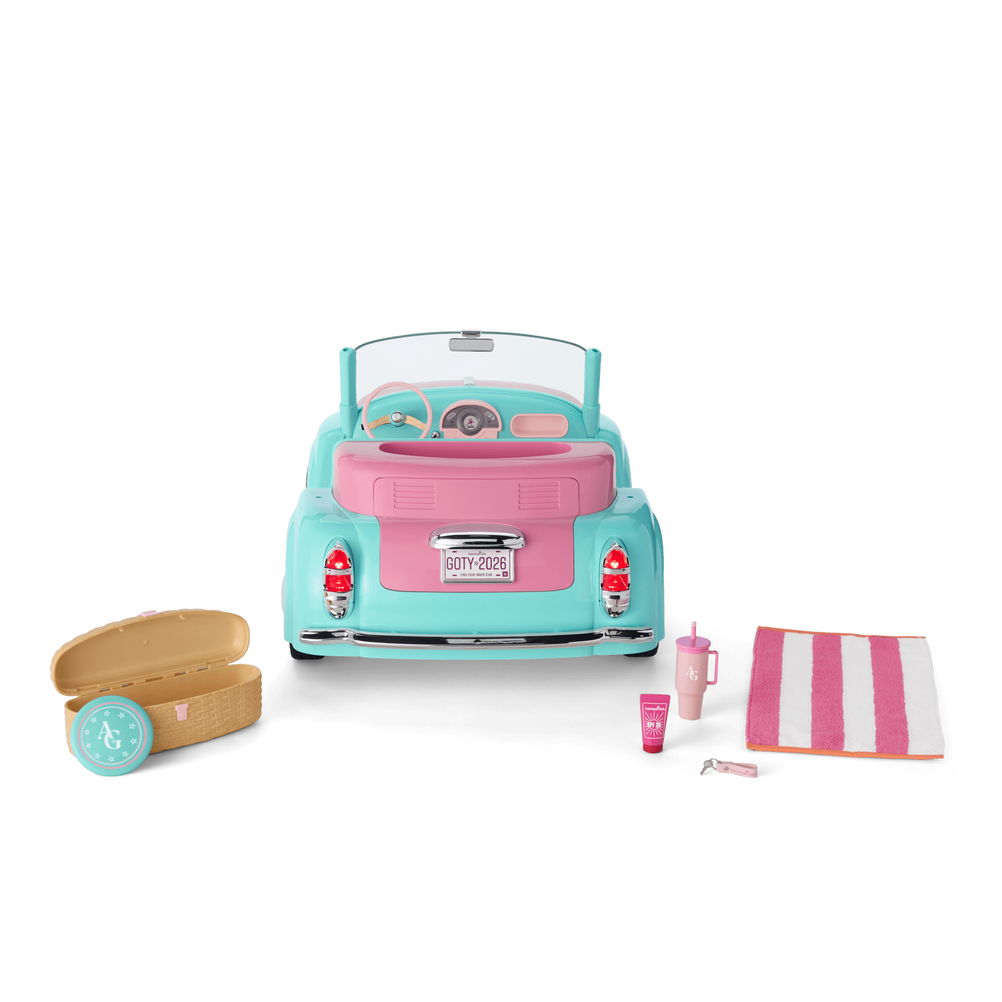 Raquel's™ Seaside Car for 18-inch Dolls (Girl of the Year™ 2026) D7