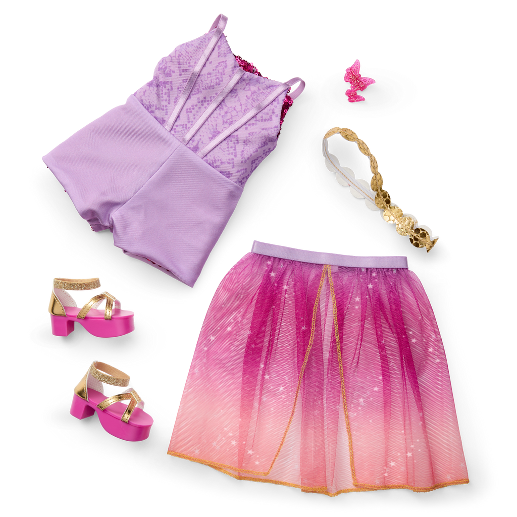 Glam Sparkly Concert Outfit for 18-inch Dolls B6