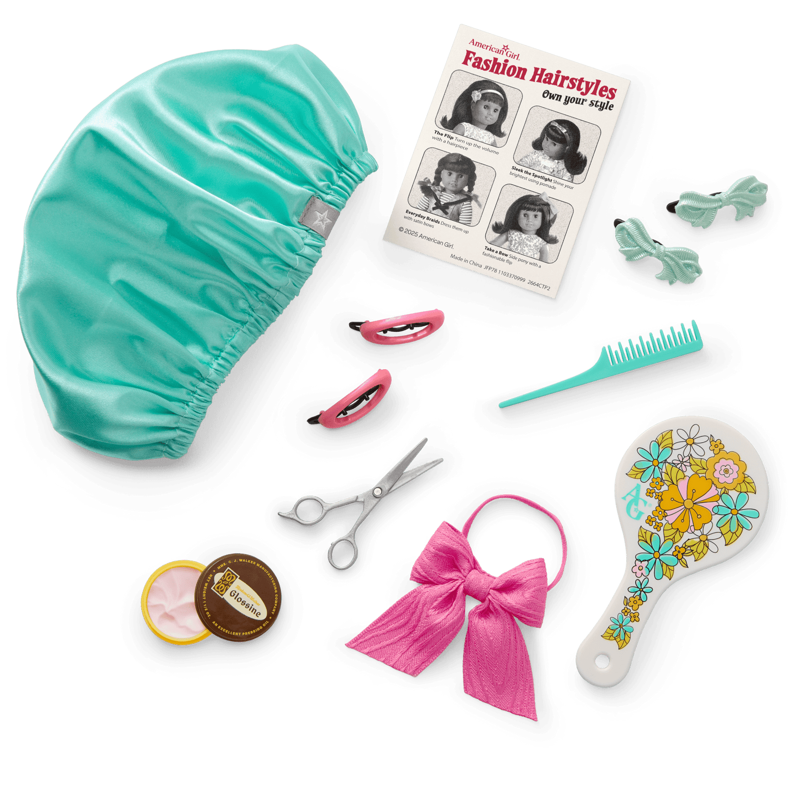 Melody’s™ Salon Accessories for 18-inch Dolls (Historical Characters) F1