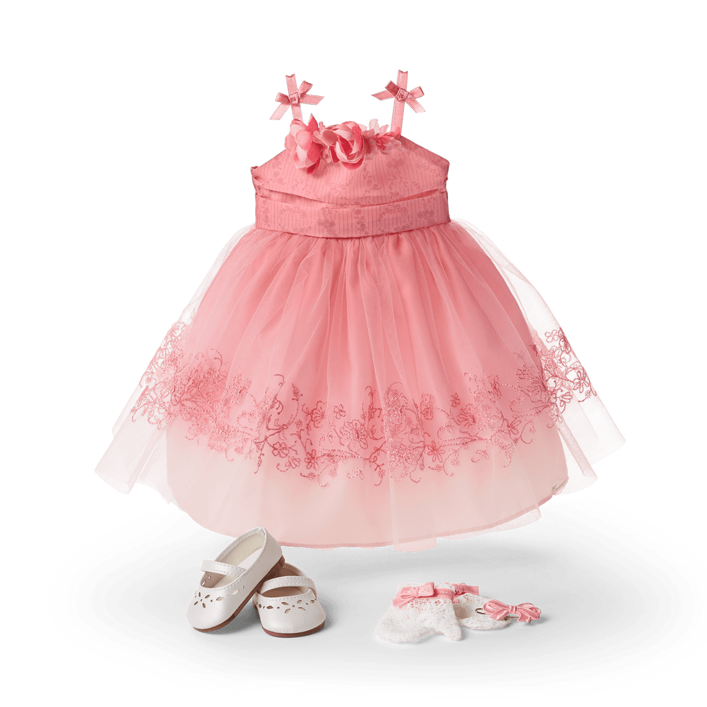 Maryellen’s™ Pretty Pink Dress for 18-inch Dolls (Historical Characters) D0