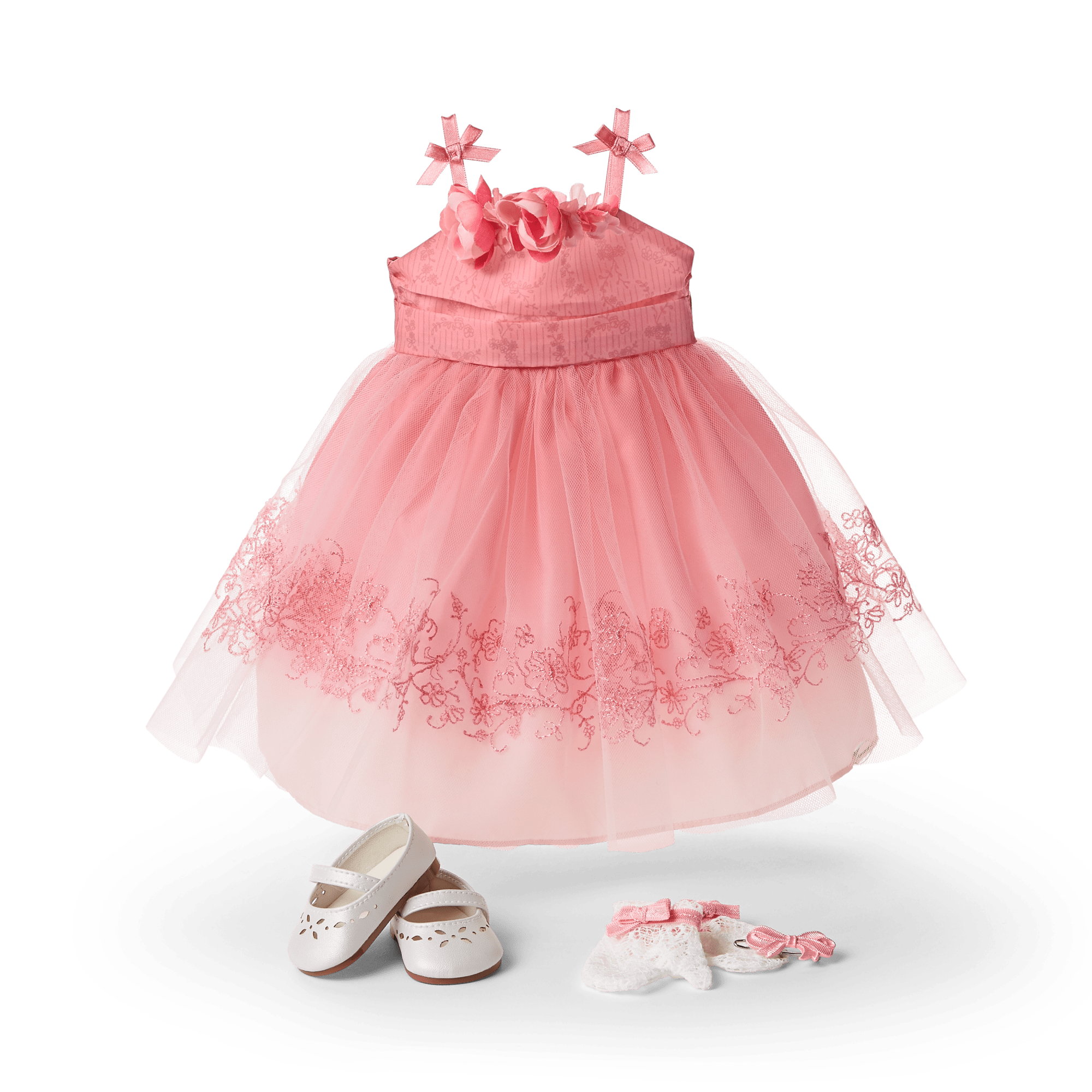 Maryellen’s™ Pretty Pink Dress for 18-inch Dolls (Historical Characters) D0