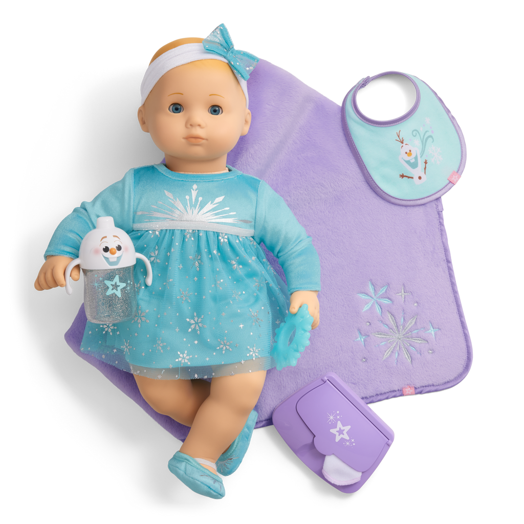 Disney Frozen Elsa Cuddle & Care Set with Bitty Baby® Doll by American Girl® A3