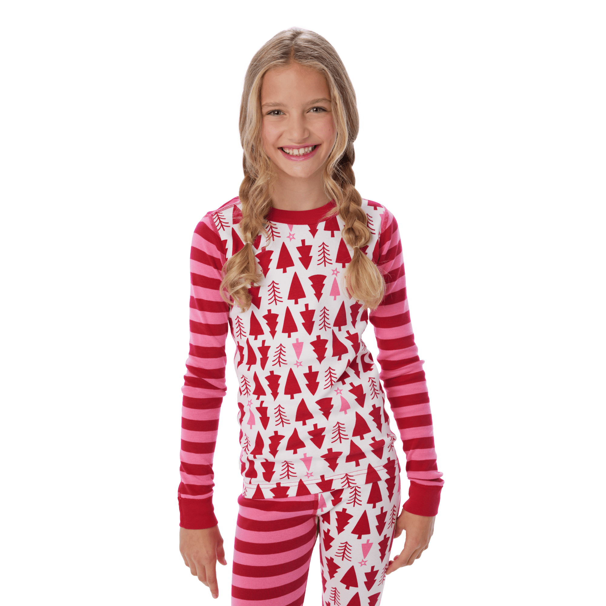 American Girl® x Hanna Andersson Holiday Treetops Pajamas for Little Girls & Girls F4