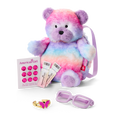 Colorful Teddy Bear Backpack & Accessory Set for 18-inch Dolls B0