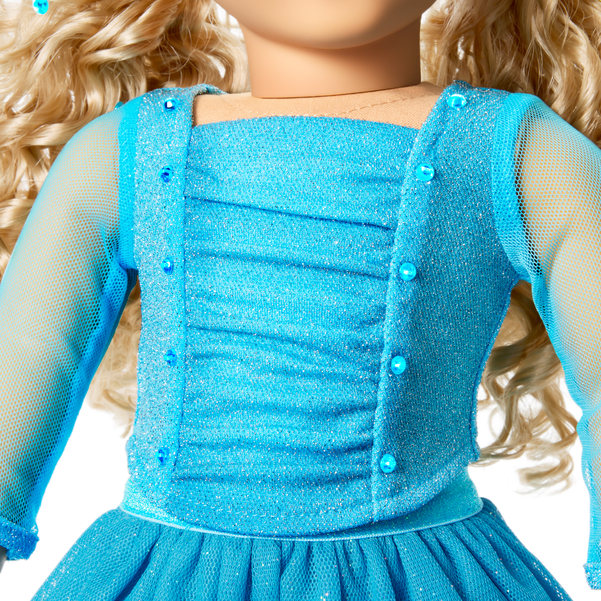 December Blue Brilliance Topaz Outfit for 18-inch Dolls A8