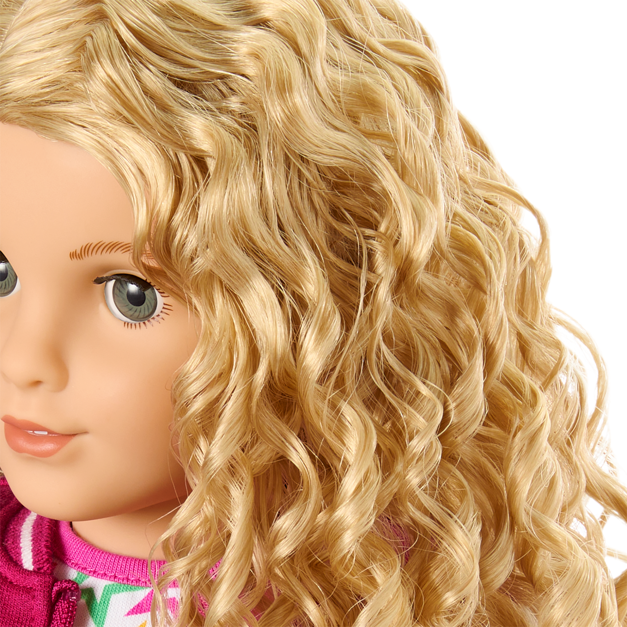 Truly Me™ 18-inch Doll #115 with curly blonde hair A3
