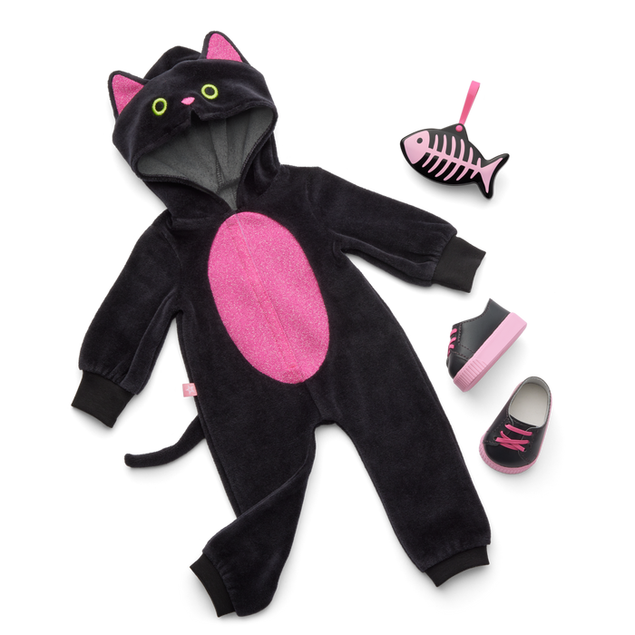 Claws & Cuddles Cat Costume for 18-inch Dolls A1