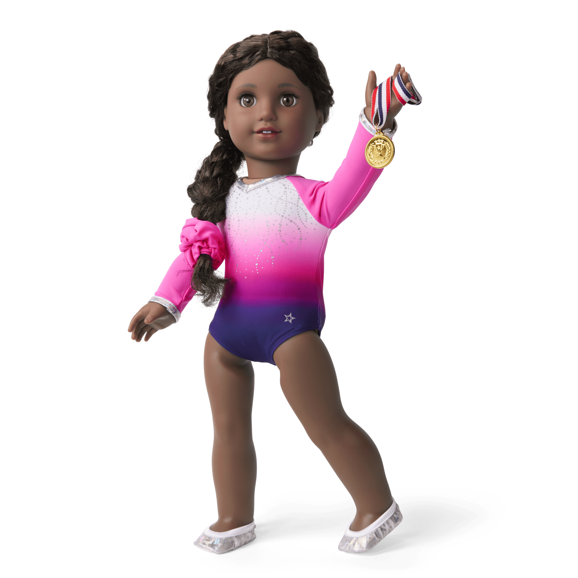 Beam with Pride Gymnastics Outfit for 18-inch Dolls E2