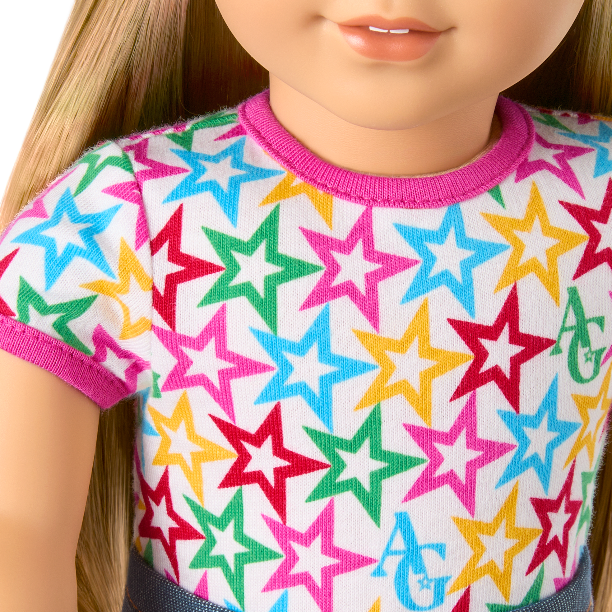 Truly Me™ 18-inch Doll #131 with straight blonde hair B4