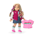 Truly Me™ 18-inch Doll #110 with wavy blonde hair A5