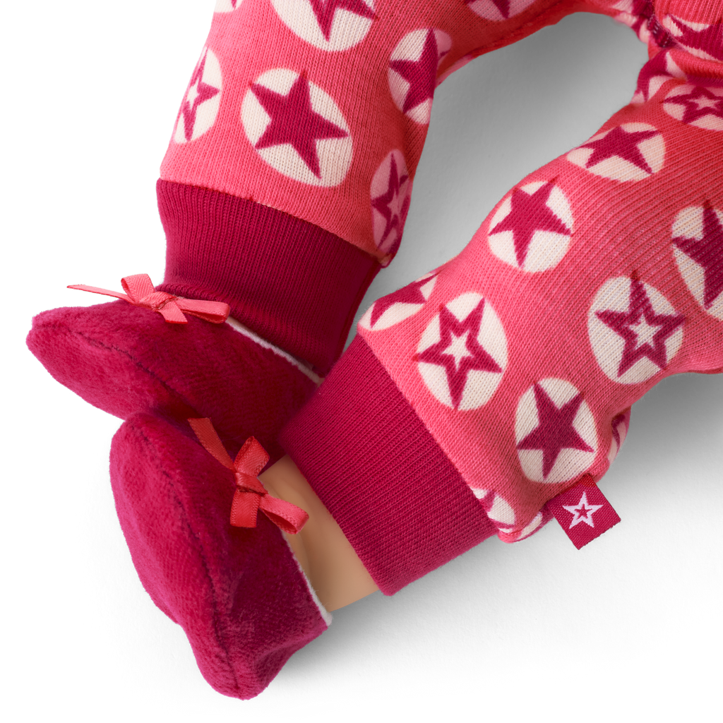 American Girl® x Hanna Andersson Berry Bright Stars Pajamas for Bitty Baby® Dolls B8