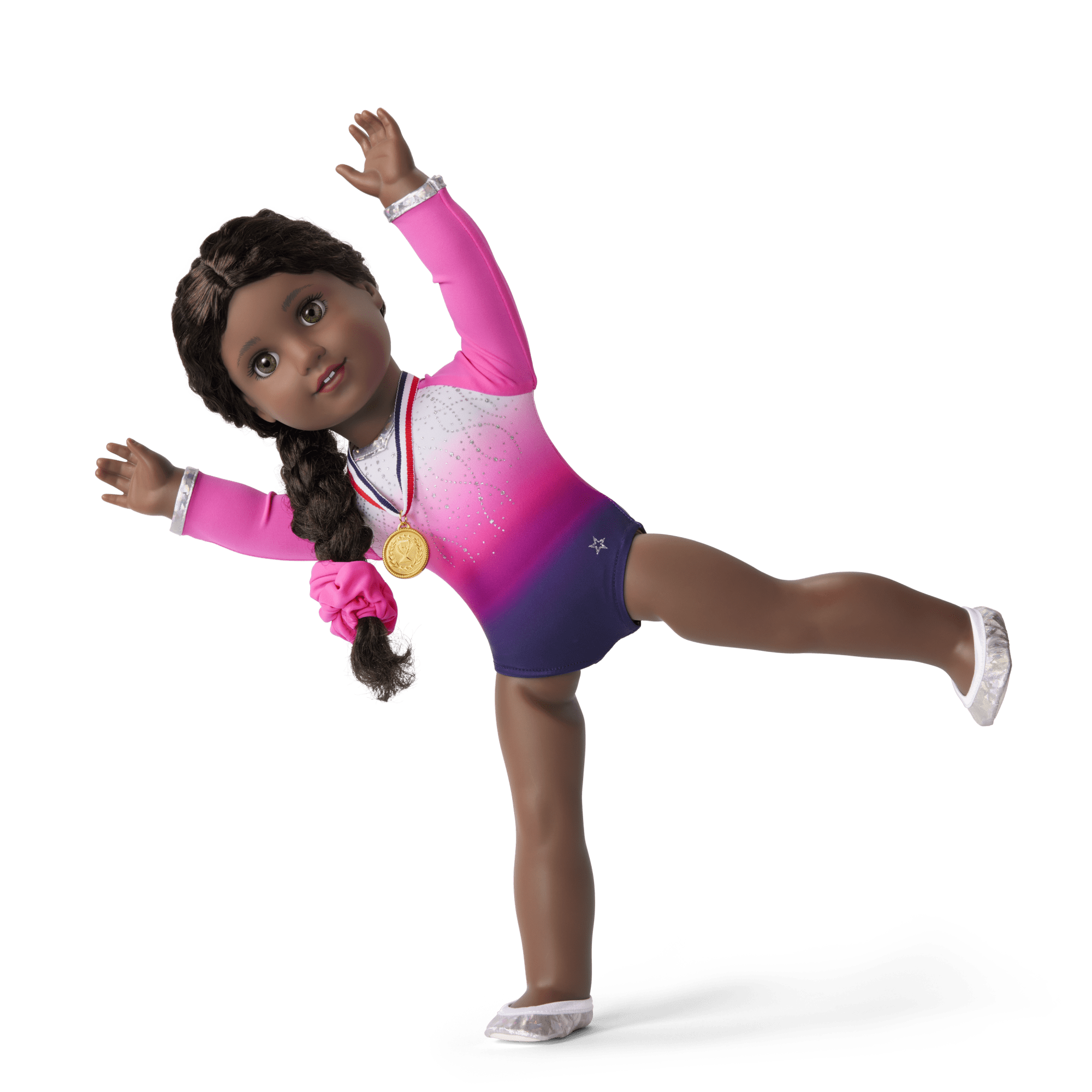 Beam with Pride Gymnastics Outfit for 18-inch Dolls E2