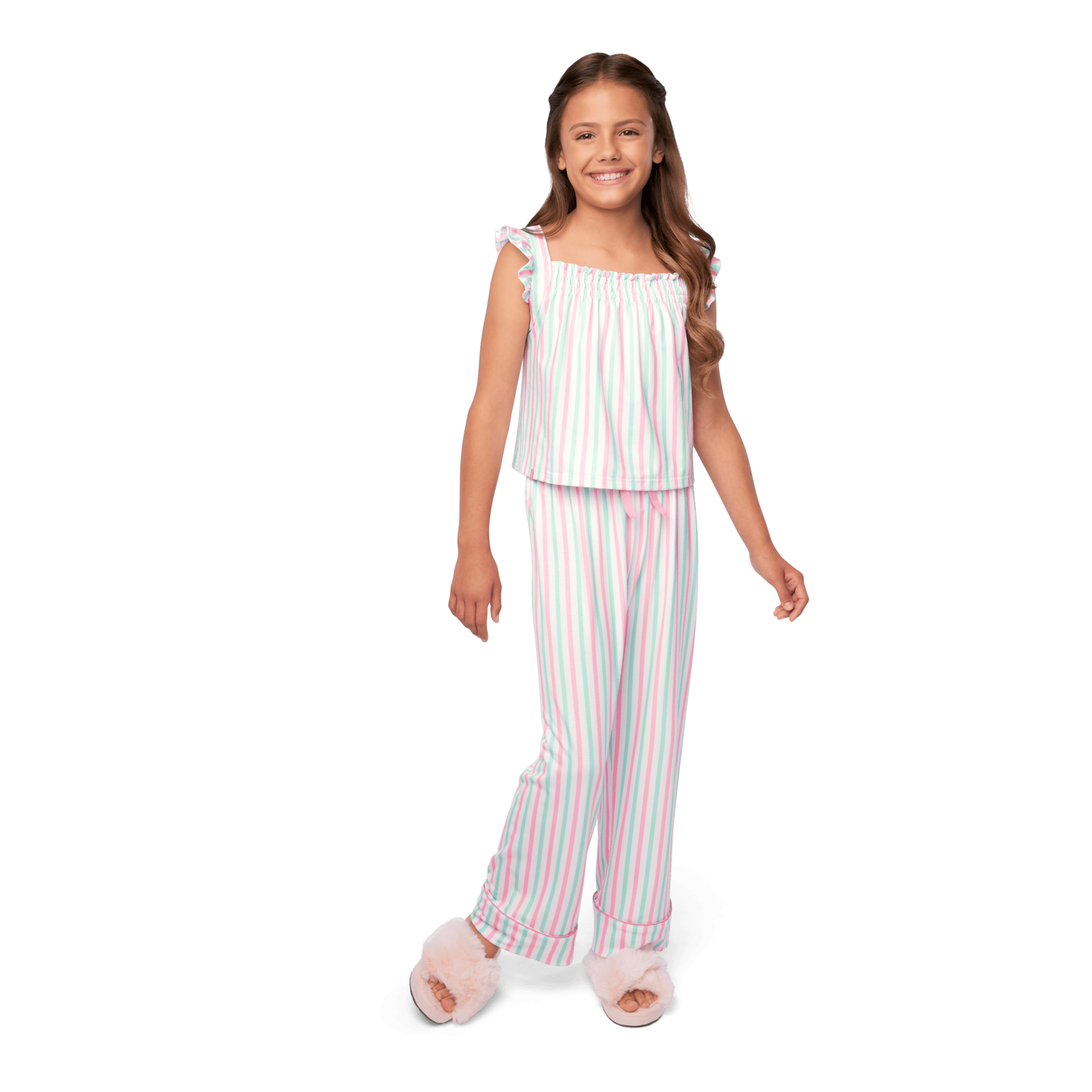 Raquel's™ Coastal Stripes Pajamas for Girls (Girl of the Year™ 2026) F6