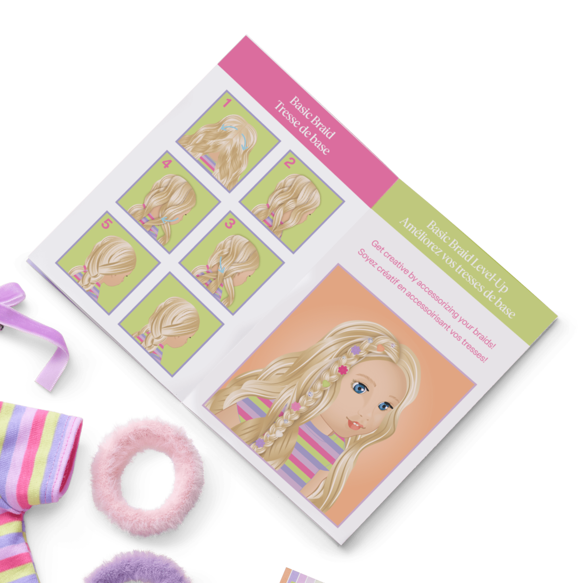 Long Hair Looks™ by Truly Me™ 18-inch Doll #133 & hair accessories C5