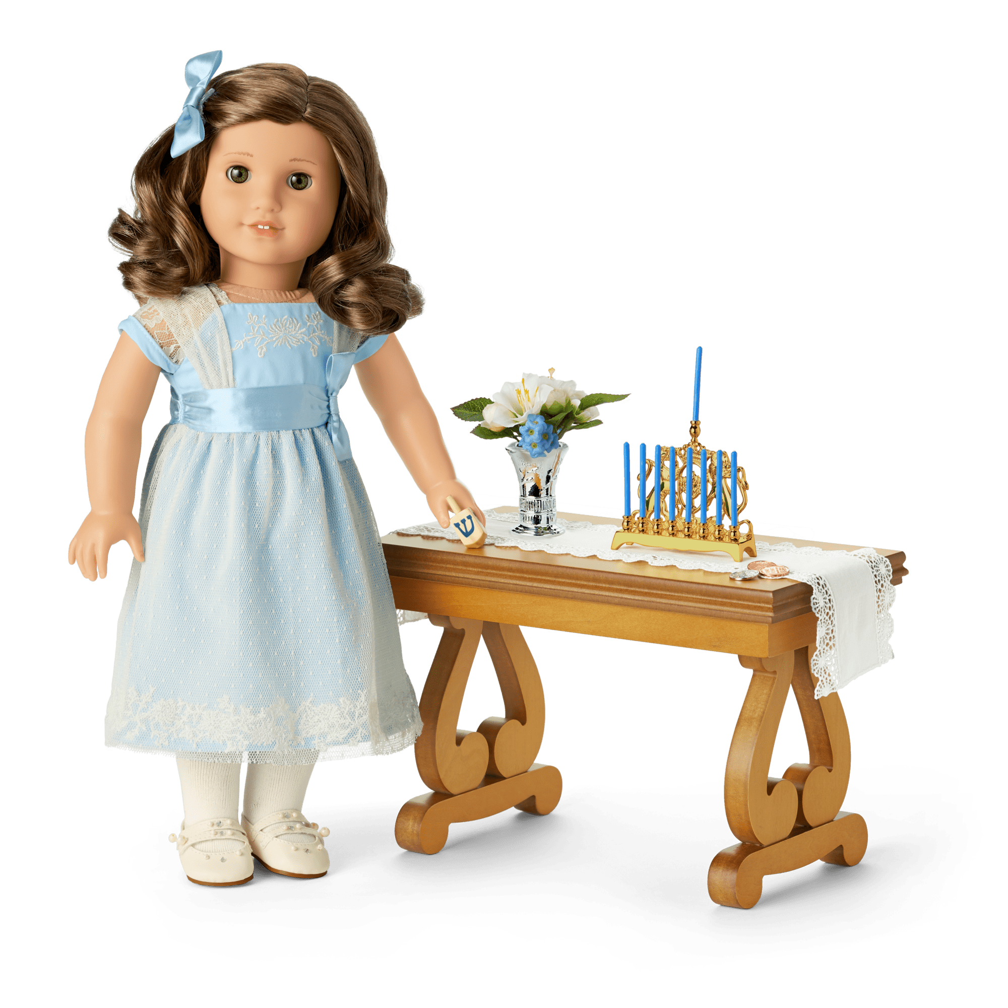 Rebecca’s™ Parlor Table for 18-inch Dolls (Historical Characters) D5