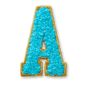 AG™ Letter A Stick-On Patch B3