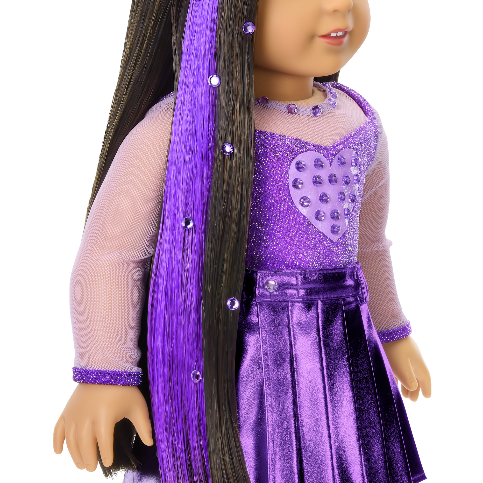 February Amethyst Bliss Outfit for 18-inch Dolls F4