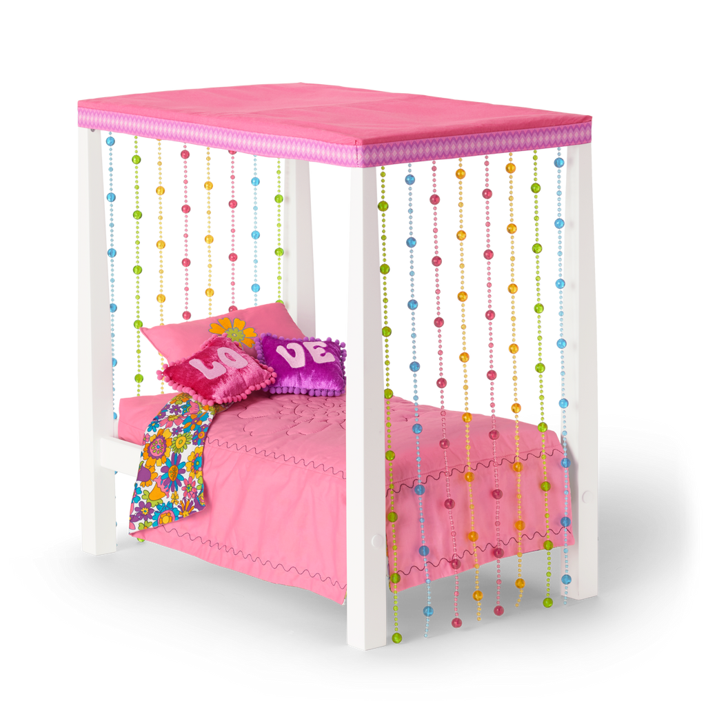 Julie’s™ Groovy Bed & Bedding for 18-inch Dolls (Historical Characters) C0