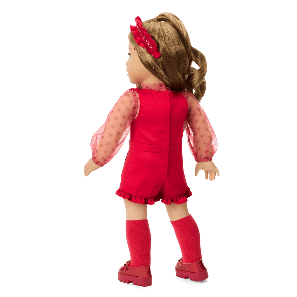 January Garnet Glam Outfit for 18-inch Dolls A1