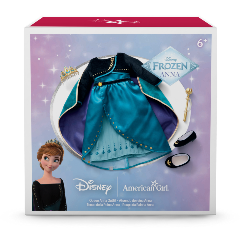 Disney Frozen Queen Anna Outfit & Accessories for 18-inch Dolls by American Girl® D5